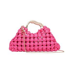 Aje New Weave Mini Frame Bag Flamingo Pink  - Like New